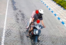 Pasangan Diduga Suami-Istri Terciduk Curi CCTV Helm di Parkiran RSUD Bangil
