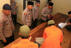 Kapolres Ngawi Cek Tahanan Pastikan Keamanan dan Kondisi Ruang Terjaga