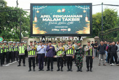 Polres Kediri Kota Terjunkan Personel Gabungan Amankan Puncak Malam Takbiran