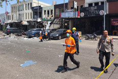 Labfor dan Inafis Olah TKP Ledakan Ruko San Antonio Surabaya, 41 Bangunan Terdampak