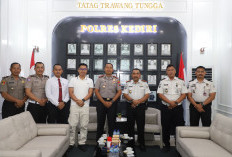 Dukung Stabilitas Kamtibmas, Kapolres Kediri Terima Audiensi Kalapas Kelas IIA