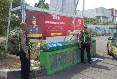 Hadapi Nataru, Polisi Pasang Spanduk Imbauan Kamtibmas