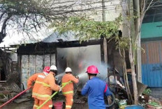 Rumah dan Bengkel di Gresik Terbakar, Dua Mobil Hangus 