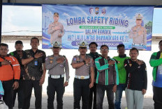 Peringati HUT Lalu Lintas ke-71, Polres Bangkalan Gelar Lomba Safety Riding Antar Pengemudi Ojol