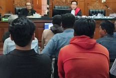 128 Jukir Liar Hasil Tangkapan Satsamapta Polrestabes Surabaya Jalani Sidang Tipiring di PN Surabaya