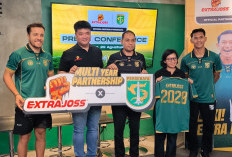 Jalin Kontrak Multiyear, Persebaya Surabaya Lanjutkan Kerja Sama dengan Extra Joss