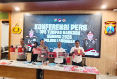 Operasi Tumpas Narkoba Semeru 2026, Polres Lamongan Amankan 15 Tersangka dan 32 Gram Sabu