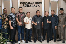 Manajemen SKH Memorandum Silaturahmi ke Pengadilan Tinggi Surabaya, Perkuat Sinergi Informasi Hukum