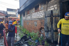Elpiji Bocor Semburkan Api di Cerme Gresik, 2 Warga Luka Bakar dan Motor Hangus
