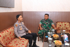 Perkuat Sinergitas TNI-Polri di Ngawi, Kapolres Kunjungi Kodim 0805 