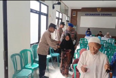 Aksi Humanis Polsek Geneng Beri Pelayanan Lansia Penerima Bansos PKH