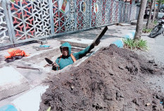 Cegah Banjir, PU Perkim Tulungagung Gelar Pembersihan Drainase Wilayah Kota