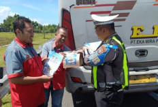 Cegat Bus dan Truk di Lajur Kanan Tol Nganjuk–Ngawi, Polisi Beri Imbauan dan Hadiah