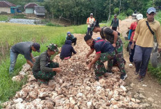 Dikebut Satgas TMMD 127 Sumenep, Jalan Desa Mandala Siap Diaspal