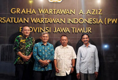 Berdiskusi dengan Ketua PWI Jatim, Kepala Bakorwil Malang Ajak Perkuat Pengembangan Potensi Selatan Jatim