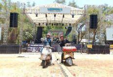 Ribuan Pecinta Skuter dan Perantau Padati Lamongan Vespa Party 2 di Waduk Gondang