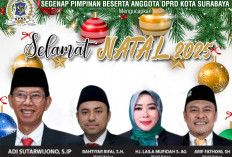 Segenap Pimpinan Beserta Anggota DPRD Kota Surabaya mengucapkan Selamat Natal 2025
