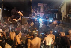 Konvoi Tengah Malam Dibubarkan, 17 Pemuda Diamankan dan Dibina Polres Mojokerto