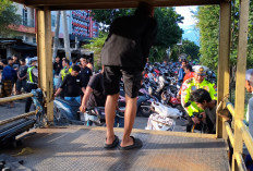 Ganggu Kenyamanan Ramadan, Ratusan Motor Terjaring Razia Balap Liar di Porong