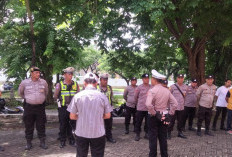 Amankan Aksi Solidaritas di Konjen AS, Polsek Lakarsantri Siagakan Personel Gabungan