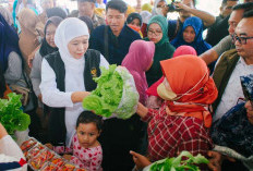 Pasar Murah Jelang Lebaran Diserbu Warga Surabaya, Khofifah Pastikan Harga Bahan Pokok Terjangkau