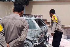 Kebakaran Sedan Usai Isi BBM di SPBU Sempolan, Petugas Berjibaku Cegah Ledakan, Korsleting Audio Diduga Pemicu