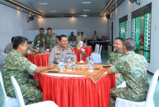 Perkuat Sinergitas TNI-Polri, Kapolres AKBP Amirul Hakim Silaturahmi ke Kodim 0805/Ngawi