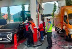 Antisipasi Kriminalitas, Polsek Mulyorejo Gelar Patroli Presisi di SPBU Kalijudan MERR