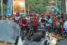 5.000 Peserta Ramaikan Lamongan Bhayangkara Fun Bike, Door Prize Utama 3 Motor Listrik