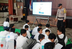 Cegah Perundungan dan Kenakalan Remaja, Polsek Lakarsantri Sosialisasi di SMP Negeri 40 Surabaya