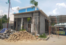 Proyek Musala Sentra PKL Jombang Berpotensi Molor, Finishing Masih Dikebut