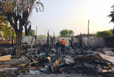 Api Berasal dari Warkop yang Terkunci, 4 Warung di Jemur Andayani Ludes Terbakar