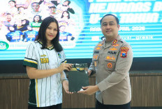 Kapolres Gresik Lepas Atlet PBVSI Gresik ke Kejurnas Bolavoli U-18 2026