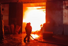 Kebakaran Pabrik Selotip di Margomulyo Surabaya, 10 Jam Api Pokok Baru Padam