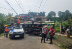 Odong-Odong Terguling di Mojokerto, Satu Penumpang Meninggal Dunia