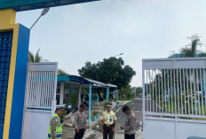 Patroli Objek Vital Polsek Tandes Sambangi Gardu Induk PLN Margomulyo