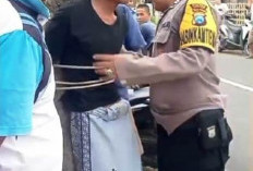 Sempat Jadi Tontonan, Polsek Sukolilo Gercep Selamatkan Maling yang Diikat Massa di Pohon