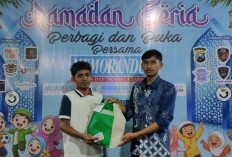 Memorandum Ramadan Berbagi, Puluhan Paket Sembako Disalurkan ke Warga Sekitar
