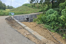 Dulu Rawan Longsor Kini Plengsengan Jalan TMMD Sumenep Rampung 100 Persen