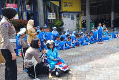 Wujudkan Polisi Sahabat Anak, Satlantas Polresta Malang Kota Kenalkan Tertib Lalu Lintas di TK ABA