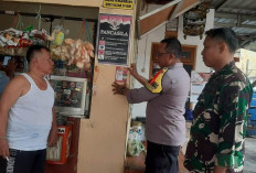 Bhabinkamtibmas Kapasan Sambang Pasar Donorejo, Polsek Simokerto Perkuat Kamtibmas