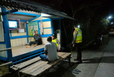 Patroli Blue Light Polisi Ngawi, Hadirkan Rasa Aman Warga Karangjati