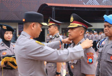 Kapolres Ngawi Pimpin Upacara Sertijab Wakapolres dan Kapolsek Sine