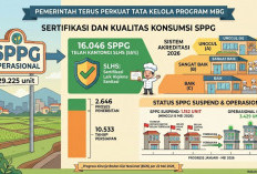 Pemerintah Perkuat Tata Kelola Program MBG, 16.046 SPPG Sudah Kantongi SLHS