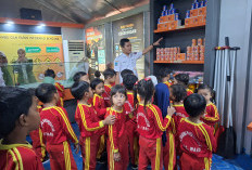 Puluhan Siswa TK Belajar Tanggap Bencana di BPBD Jatim