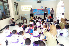 Gelar Polsanak, Satlantas Polres Kediri Kota Sentuh Anak-Anak Dharma Wanita