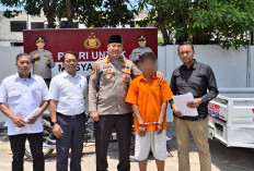 Spesialis Pencuri Tiang Besi Pembatas Trotoar Kembang Jepun Ditangkap Polisi