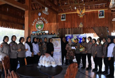 Peringati Hari Jadi Polwan Ke-78, Polwan Polres Ngawi Anjangsana ke Senior Purnawirawan