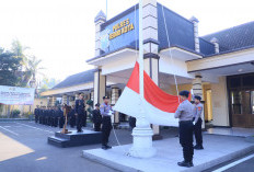 Peringati Hari Lahir Pancasila, Kapolres Kediri Kota Ajak Personel Implementasikan Nilai Kebangsaan