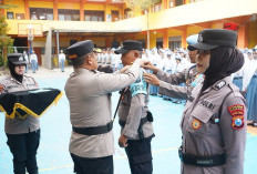 Polres Kediri Perkuat Pendidikan Karakter Pelajar SMK Bhakti Mulia Pare lewat Polindik